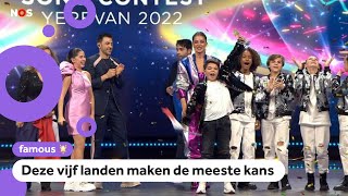 Wie zijn de kanshebbers op het Junior Songfestival [upl. by Rafa]