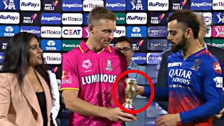 Jos Buttler gave his MOM award to Virat Kohli and won everyones heart  RCB vs RR IPL 2024 [upl. by Sabian]