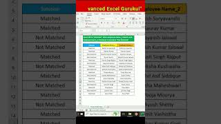 quotHow to Match Two Values in Excel Using IF and EXACT Formulasquot shortsfeed excelshorts exceltips [upl. by Bowman]