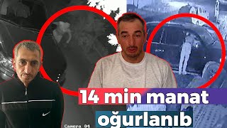 Avtomobillərdən və ödəniş terminalından 14 min manat oğurlanıb [upl. by Coppins]