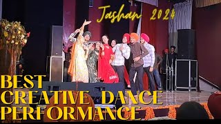 Creative Group Dance Performance in Jashan 2024  Guru Nanak Dev University  Amritsar [upl. by Norrahc]