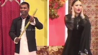 Ch Da Ganna  Best of Tahir Anjum  Laila Siddiqui  Comedy Stage Drama Clip [upl. by Monica]