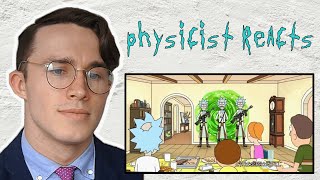 Physicist REACTS to Hilarious Rick and Morty Physics Scenes 9 [upl. by Obau120]