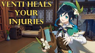 Venti Heals Injured Listener Genshin Venti ASMR Roleplay Listener x Venti Romantic [upl. by Lole]