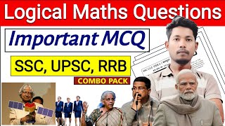 Logical Maths Question Live Test  Reasoning Questions Live  SSC Questions Revision  GK Question [upl. by Ora358]