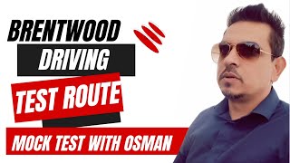 Driving Test Routes Brentwood Driving Test Centre Mock Test 2024 drivingtest drivinglessons uk [upl. by Nilsoj]