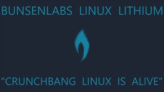 BunsenLabs Linux Lithium  CrunchBang Linux Is Alive [upl. by Korb27]