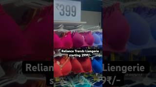 Reliance Trends Lingerie Starting 299 lingerie reliancetrendsoffertoday shorts bracollection [upl. by Asyar8]