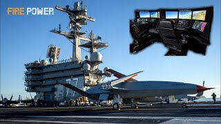 Navy installs first Unmanned Air Warfare Center on USS George HW Bush [upl. by Ettenig]