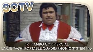 Mr Mambo Commercial LaRue Tachi Portable Quadraphonic System 140 [upl. by Oneill]