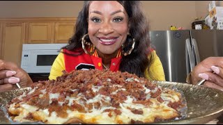 COPYCAT DOMINOS PHILLY CHEESESTEAK PIZZA WITH GARLIC PARMESEAN ALFREDO SAUCE [upl. by Barbaresi669]