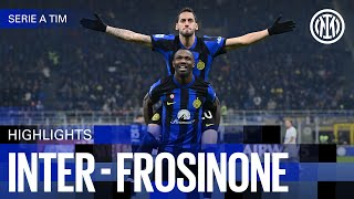 DIMARCOS WORLDCLASS GOAL ☄️  INTER 20 FROSINONE  HIGHLIGHTS  SERIE A 2324 ⚫🔵🇬🇧 [upl. by Iorgo338]