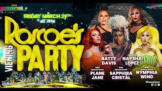 Nymphia Plane amp Sapphira  Roscoes RuPauls Drag Race Season 16 Viewing Party [upl. by Raine]