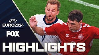 Denmark vs England Highlights  UEFA Euro 2024 [upl. by Norahs]