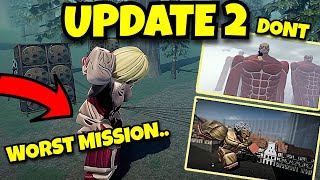 AOT Revolution UPDATE 2 BEST MISSIONS To GRIND [upl. by Kenji]