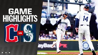 Guardians vs Mariners Game Highlights 4124  MLB Highlights [upl. by Pfaff951]