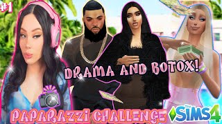 EXPOSING CELEBRITIES IN THE SIMS 4  Paparazzi Challenge 1 [upl. by Sumaes648]