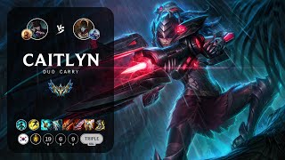 Wild Rift Caitlyn Dragon Lane Gameplay in Season 14 Build amp Runes [upl. by Langdon]