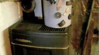 Homemade waste oil space heater conversion [upl. by Devonne378]