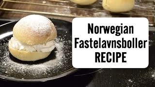 Recipe  Vegan Norwegian Fastelavnsboller  Carnival Buns [upl. by Xyla]