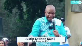 PPACI  KATINAN KONÉ ETAIT À COCODY  nul ne peut empêcher Laurent Gbagbo d’être notre candidat [upl. by Ettezyl601]