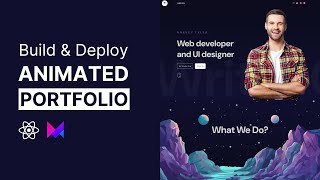 Animated Portfolio Website with React amp Framer Motion  React Project for Beginners [upl. by Alexandrina247]