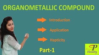 Introduction To Organometallic Compounds  Application  Hapticity [upl. by Raquel242]