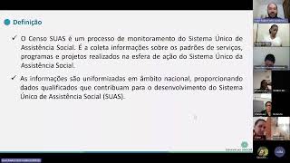 IX Agenda Permanente Divisom  Sistema Censo SUAS 2023 [upl. by Yesnel]