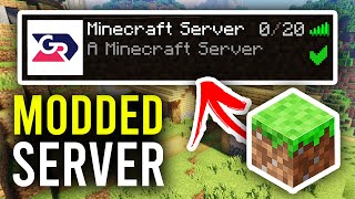 How To Make A Modded Minecraft Server  Full Guide [upl. by Einittirb89]