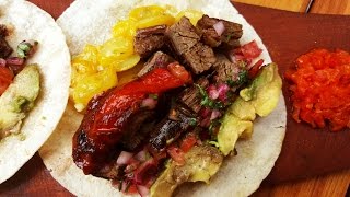 Tacos de Carne Asada  Receta Locos X el Asado [upl. by Arlyne37]