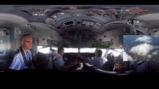 VR experience in a boeing 737 Cockpit [upl. by Ydnew492]