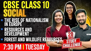 CBSE 10 SocialThe Rise of Nationalism in EuropeResources amp DevelopmentForest ampWildlife Resources [upl. by Arbba]