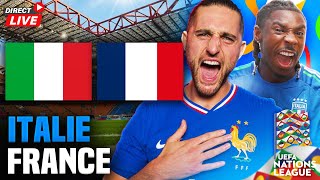 🔴ITALIE  FRANCE 13 💙RABIOT EN PATRON 🔥🇫🇷GROS MATCH DES BLEUS BRAVO  Ligue des Nations [upl. by Samau]