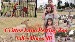 CRITTER LANE PETTING ZOO  Valles MinesMO  Amazing Zoo  Zoo Vlog [upl. by Gilligan993]