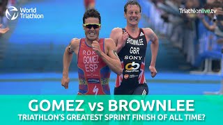 Gomez V Brownlee  An all time great sprint finish [upl. by Barnaby]