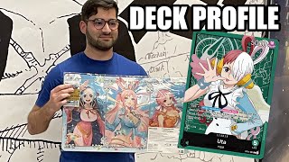 REGIONAL WINNER Gianluca Mercuriali mostra la Deck list di UTA GREEN  Deck Profile One Piece TCG [upl. by Rockel]