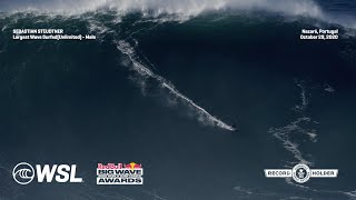 Sebastian Steudtner GUINNESS WORLD RECORDS™ Title For The Largest Wave Surfed unlimited  male [upl. by Schmitt]