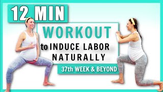 Workout To Induce Labor Naturally at Home I Help Labor Progress I 3rd Trimester Exercises [upl. by Hepzi]