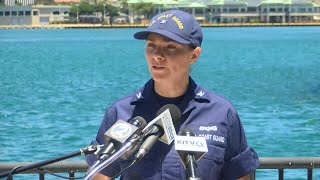 US Coast Guard provides update on search and rescue efforts in Hawaii [upl. by Jeritah]