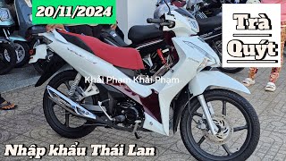 Wave 125i màu Trắng Đỏ chốt livestream về Trà Quýt ngày 2011 tại CH Mai Duyên Khải Phạm wave 125 [upl. by Flagler]