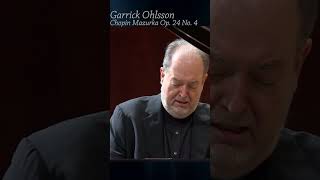 Garrick Ohlsson plays Mazurka Op 24 No 4 [upl. by Solohcin]