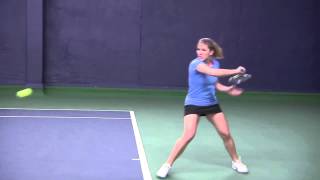 Blair Henley Offensive slice backhand Slow motion [upl. by Anos279]