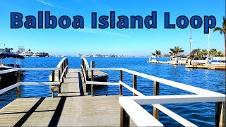 Walk Around the Balboa Island Loop 010522 Newport Beach CA 4K [upl. by Baun271]