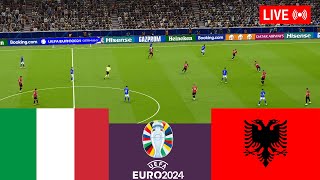 Italy vs Albania LIVE Euro 2024 Germany Full Match  Simulation Video Games [upl. by Ehc]