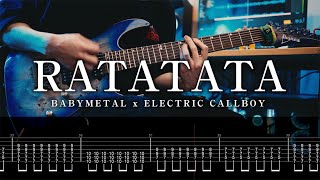 【TAB】BABYMETAL x Electric Callboy  RATATATA Guitar Cover [upl. by Corry]