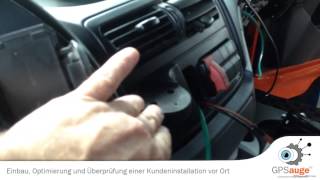 GPSoverIP Einbau Tutorial  Mercedes Actros MP3  Telematik für Mercedes LKW [upl. by Ardet294]