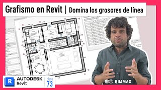 GROSORES DE LÍNEA en REVIT ✅ Para que nunca más tengas planos con un GRAFISMO FEO [upl. by Ihcalam852]