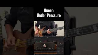 Queen  Under Pressure Bass Riff Cover with TONEX shorts [upl. by Lein318]