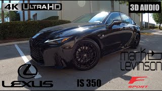 2021 Lexus IS 350 F Sport  4K 60FPS  POV Test Drive  Binaural Audio [upl. by Suoilenroc]