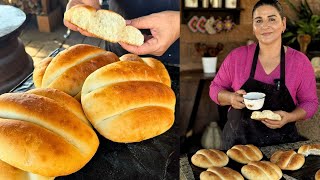 Pan Telera para Tortas en Horno de Leña  La Herencia de las Viudas [upl. by Pippas397]